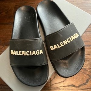 Balenciaga pool slides size 38